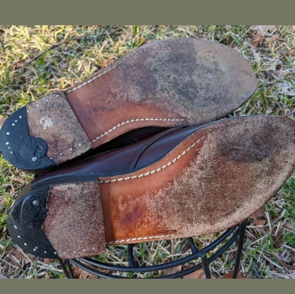 Church's England Burgundy Leather Deck Mocassins - Picture 8 of 8